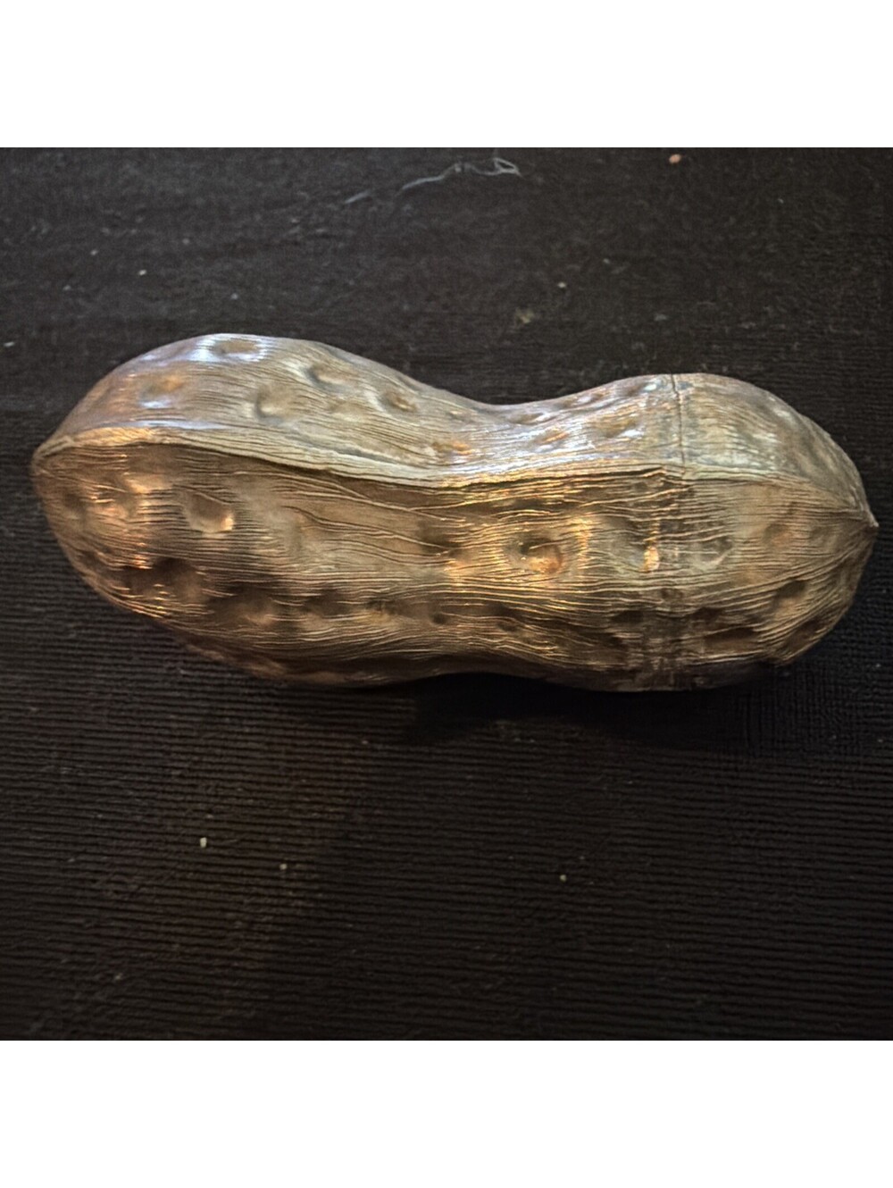 Antique Sterling Silver Peanut Pill Box - Rare